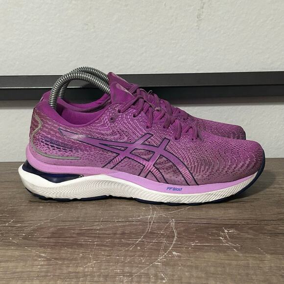Asics Gel Cumulus 24 Women’s Athletic Running Shoes Size 8 Purple - Picture 3 of 8